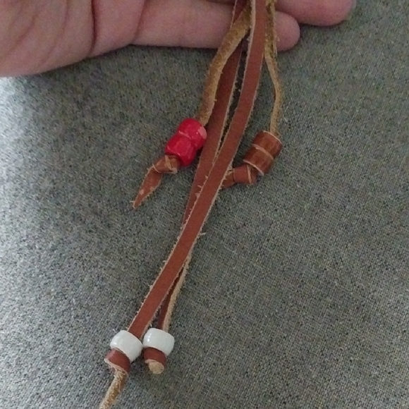 Genuine Leather Floral Belt - Picture 4 of 5